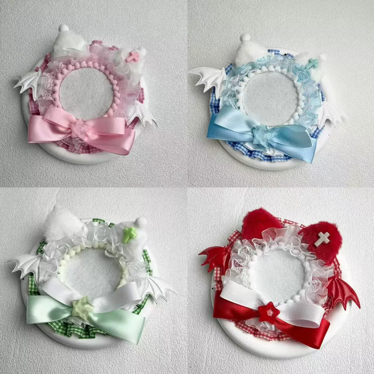Insignias magneticas con encaje para exhibicion infantil: osito y flor - imagen 5