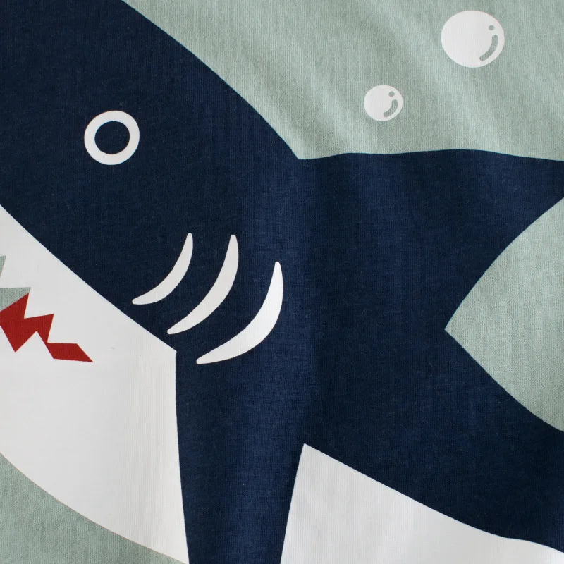 Camisetas de verano manga corta para niños, prenda interior - imagen 4