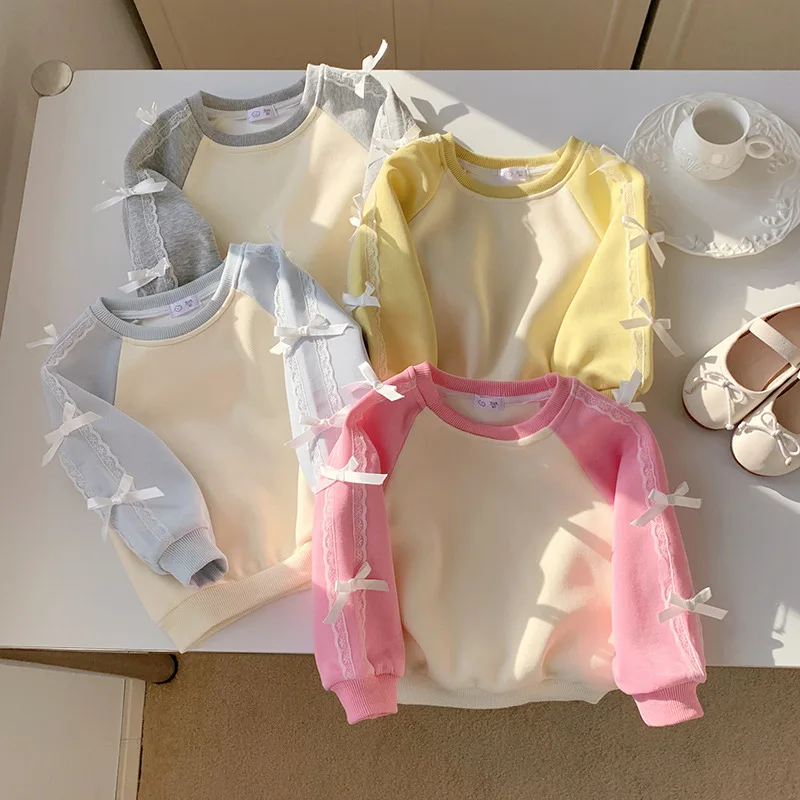 MILANCEL sudadera con capucha infantil de otoño rayas arco fino - imagen 3