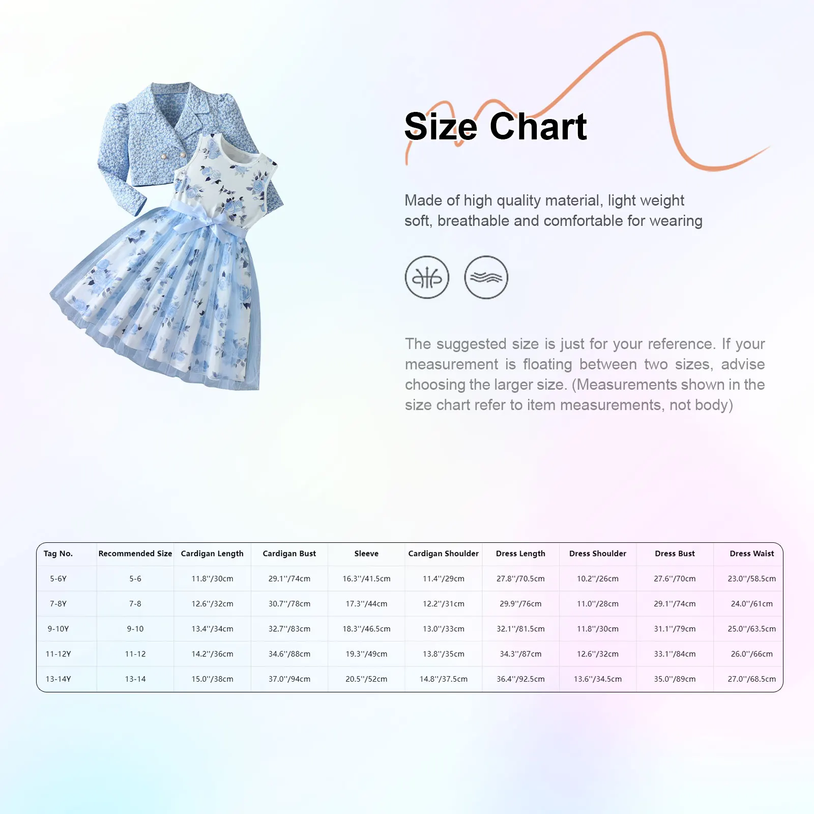 Vestido elegante niña con flores, capas en tul y cárdigan texturizado - imagen 4