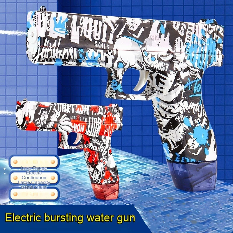 Pistola de agua eléctrica verano niños playa – Juguete automático exterior - imagen 5