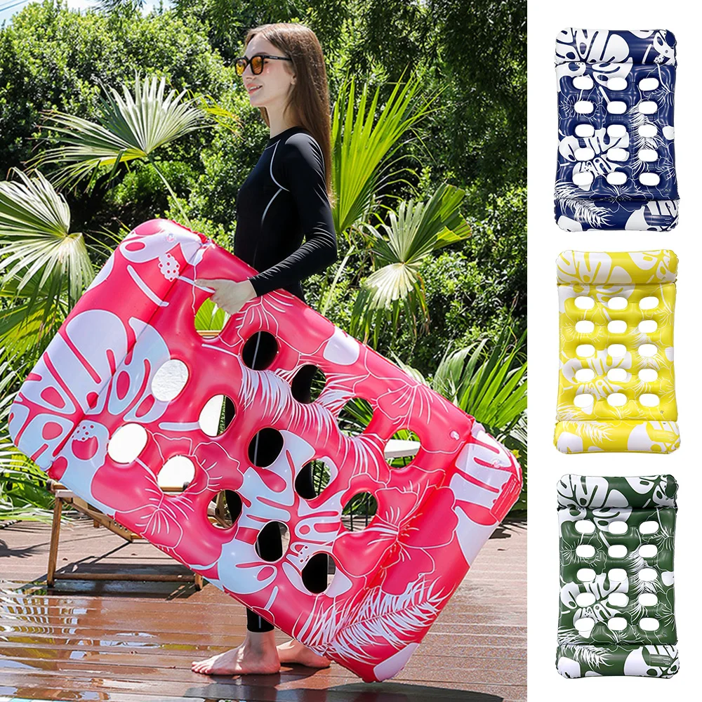 Silla flotante inflable para piscina, playa y mar – asiento individual - imagen 2
