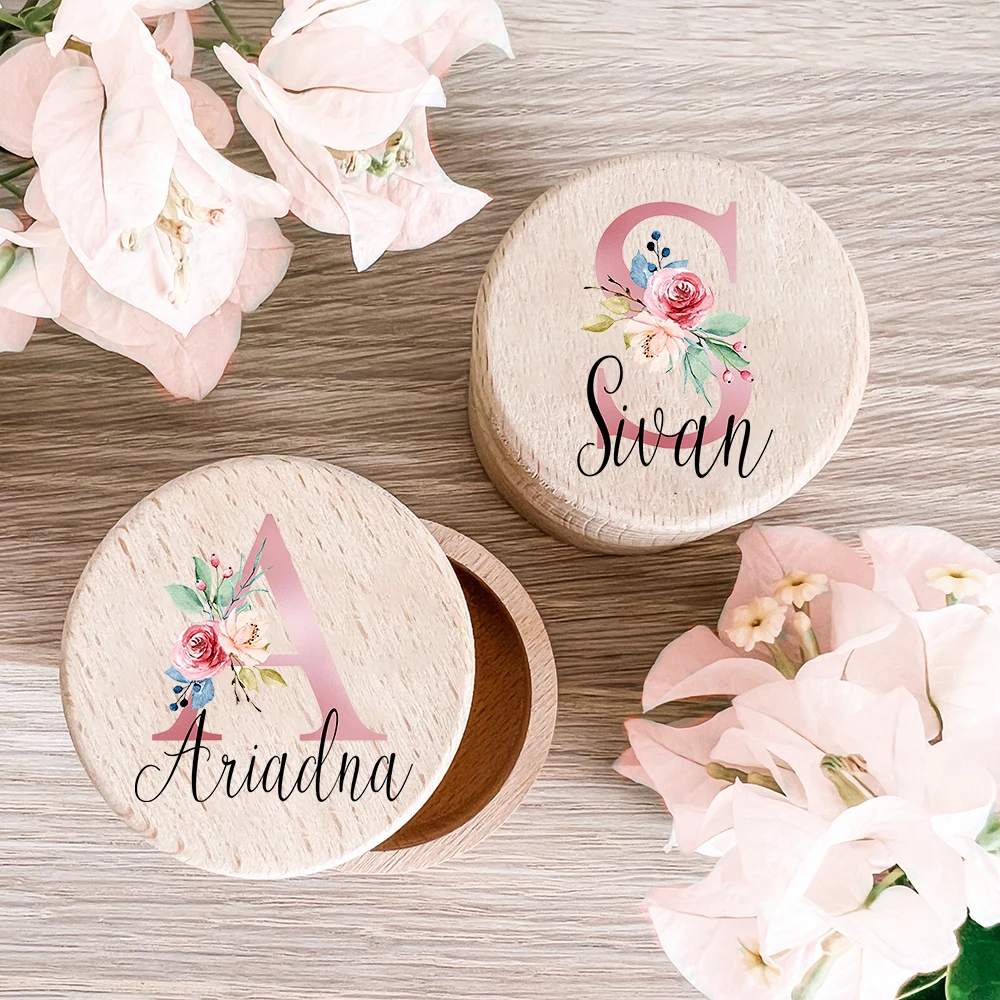Estuche para dientes de leche personalizados – Recuerdo Baby Shower niña