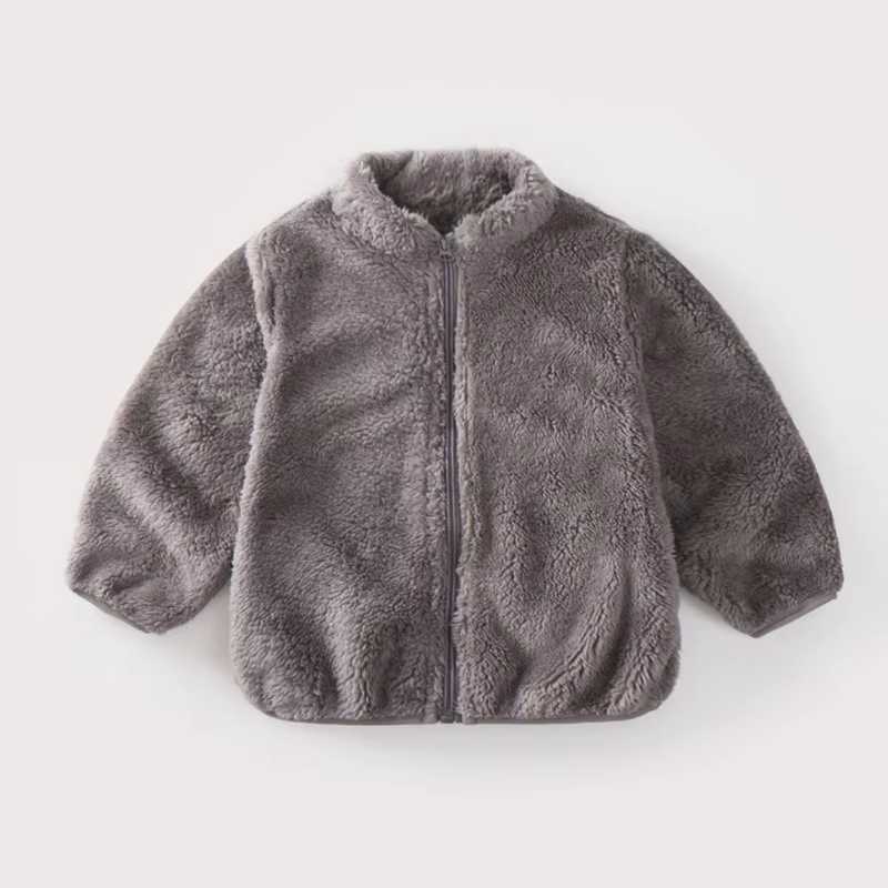 Chaqueta de forro polar doble cara para bebé – abrigo cálido - imagen 2