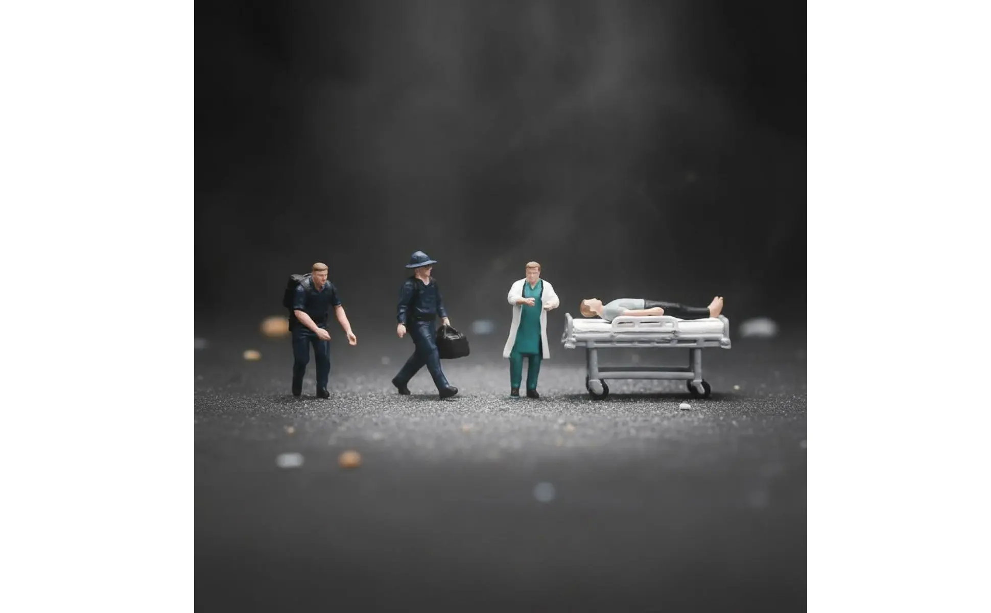 Figuras listas para integrar en dioramas urbanos