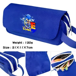 Estuche para lápices Sonics con estampado de dibujos animados