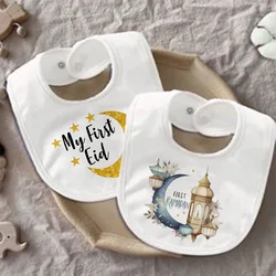 Babero Eid Ramadán algodón para bebé – Estampado regalo