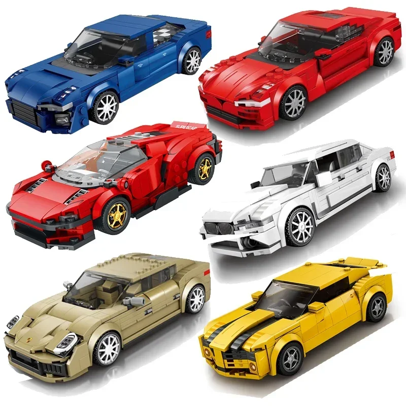Bloques de construcción MOC para niños – Coche deportivoDIY - imagen 3