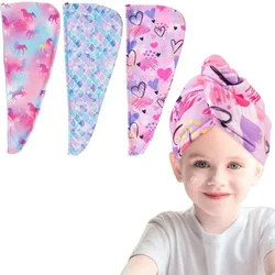 Toalla de secado de microfibra para el pelo infantil – turbante
