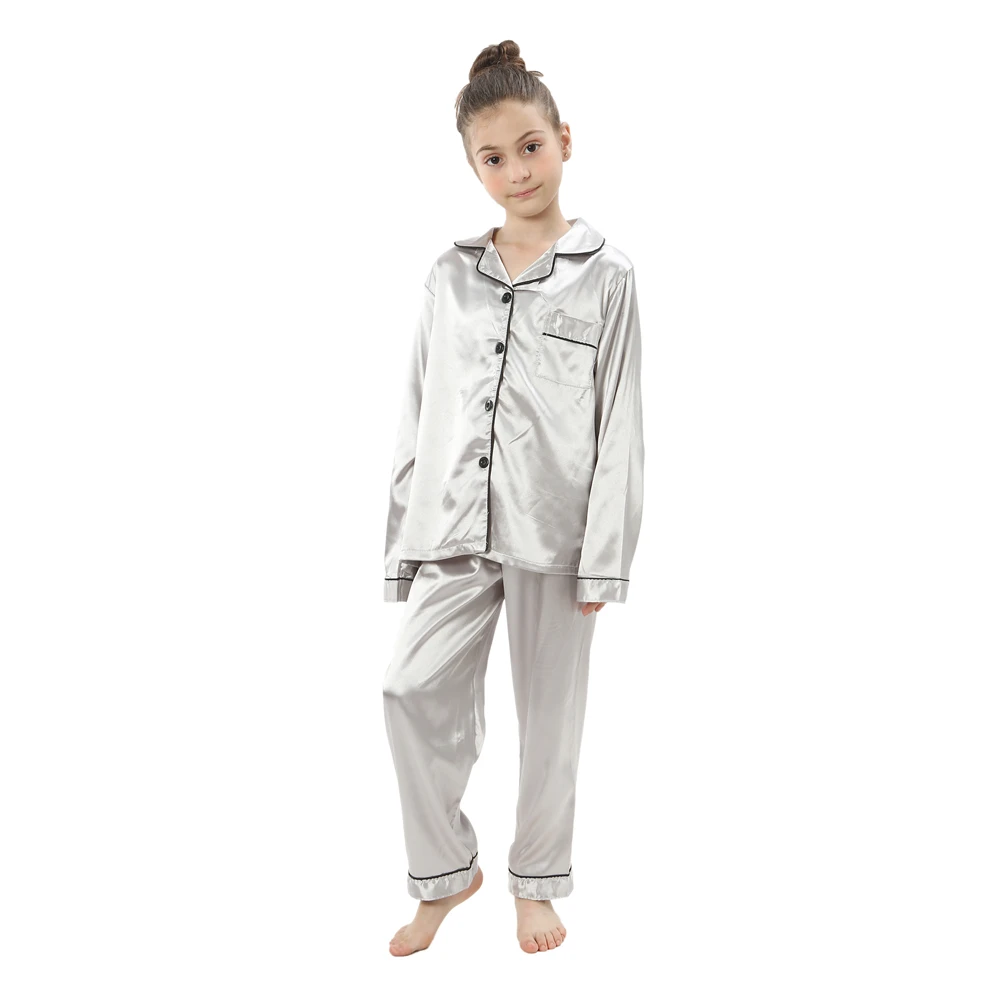 Pijama de satén tipo camisón para bebé, cómodo al dormir de noche - imagen 5
