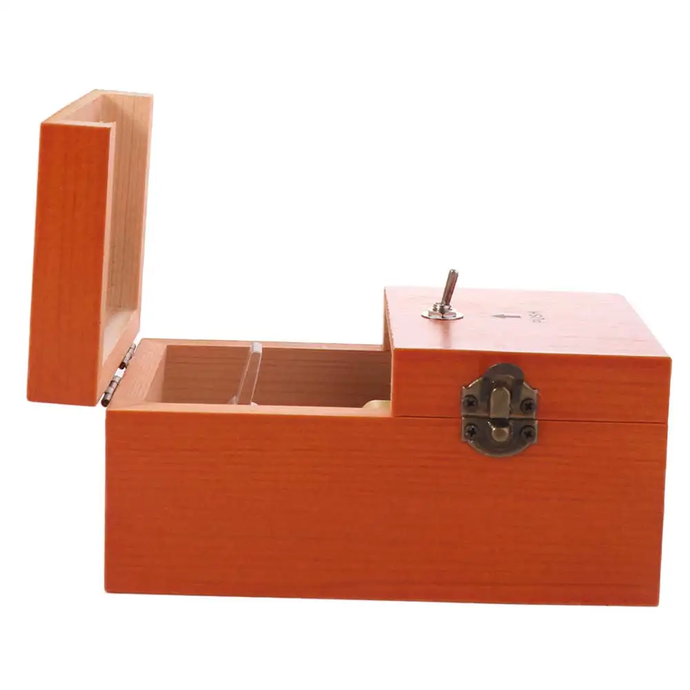 Caja de madera electrónica inútil juguete infantil divertida - imagen 3