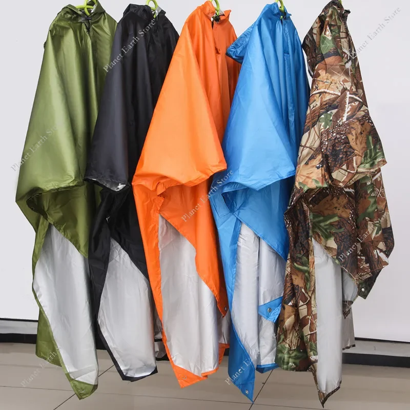 Poncho camuflaje listo para exteriores