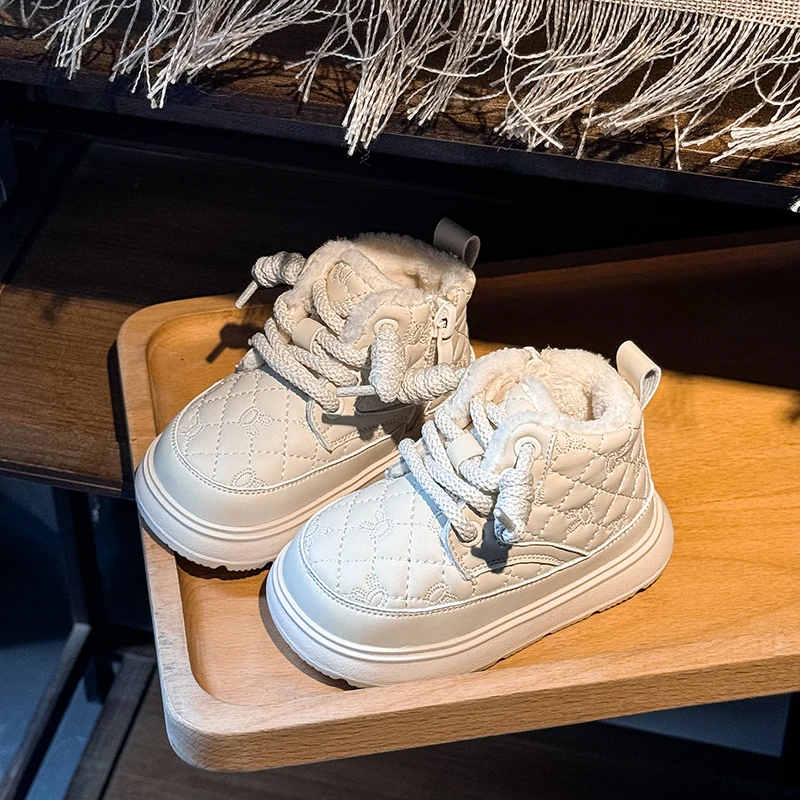 Botas de nieve para niños – Felpa suave, impermeable y antideslizante - imagen 3