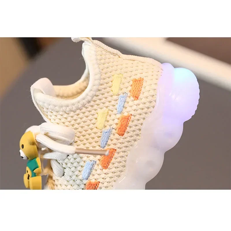 Zapatillas LED luminosas para niños deportivas con luz intermitente