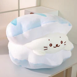 Peluche con forma de concha animal marino suave para regalo