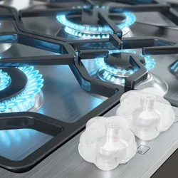 Protector de mandos de cocina de gas para niños