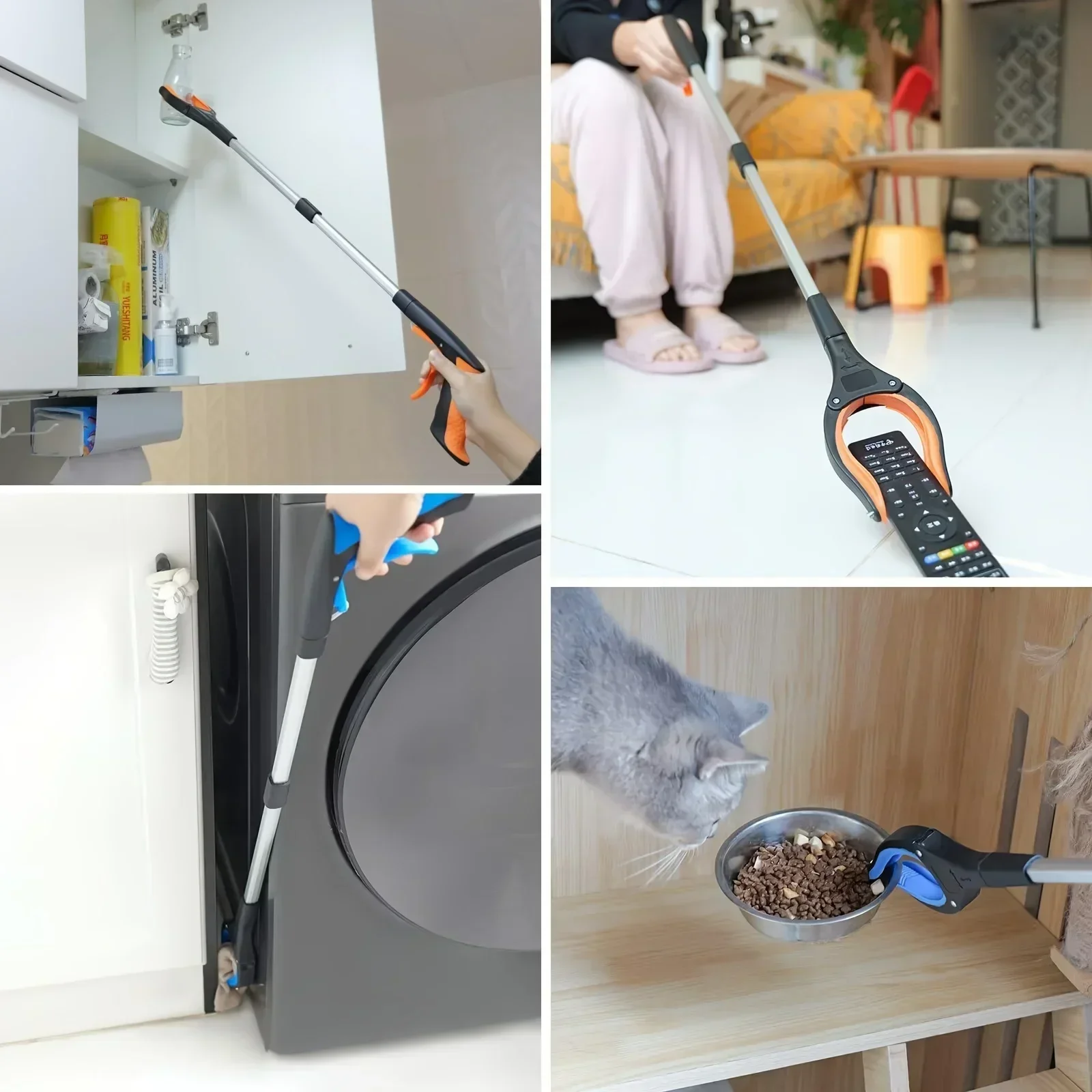 Pinza recogedora giratoria de basura – 32 pulgadas ergonómica para mayores - imagen 5
