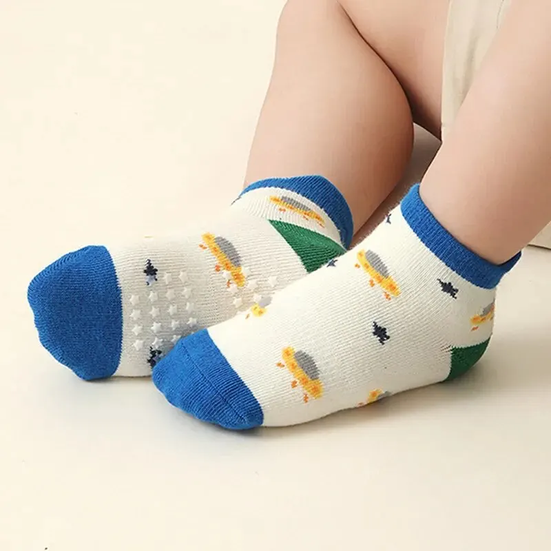 Calcetines antideslizantes suaves de algodón para bebés 0-3 años - imagen 5