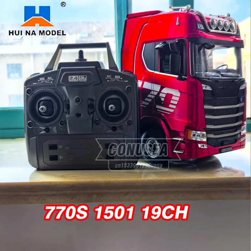 HUINA camión remolque RC de control remoto con tractor para niños - imagen 5