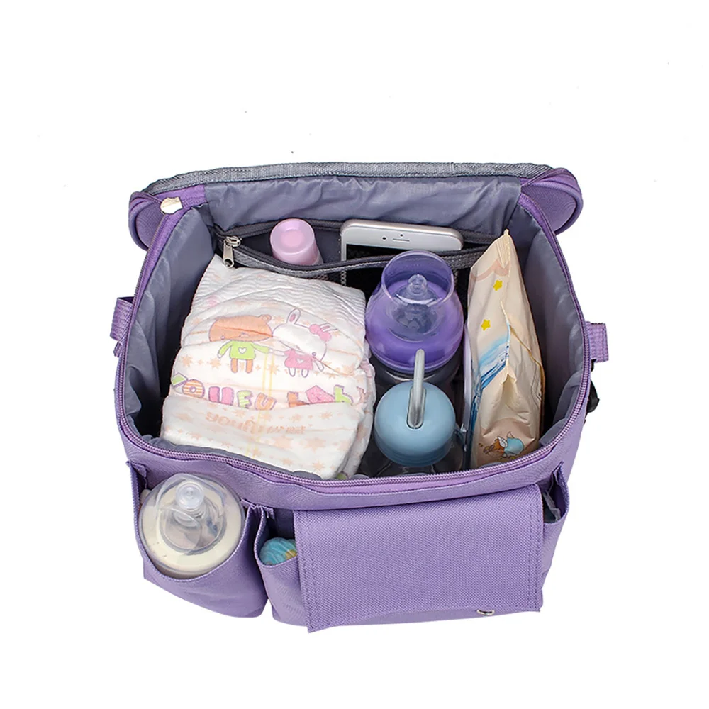 Bolsa de pañales para cochecito con compartimento para biberones - imagen 2