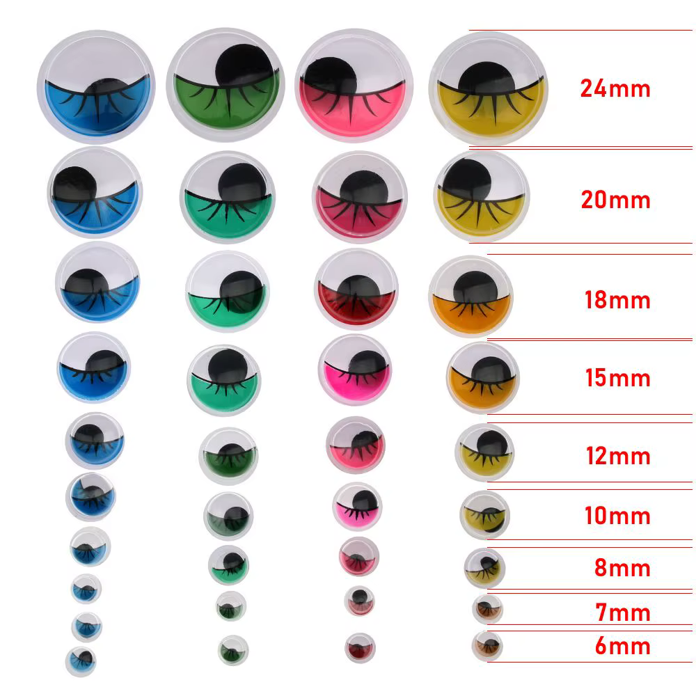 Ojos redondos colores varios