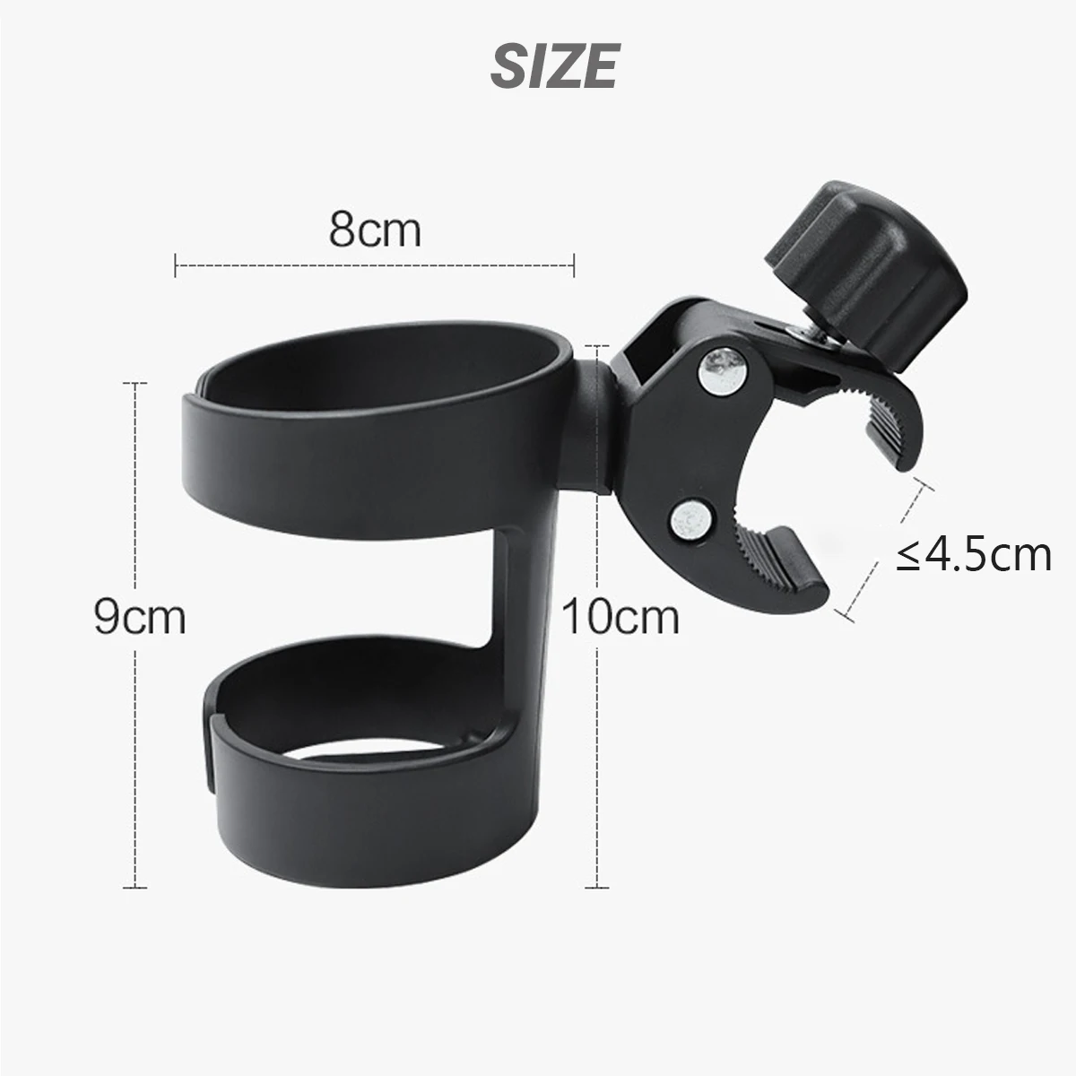 Portavasos universal para cochecito de bebé - imagen 3