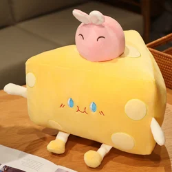 Almohada de lazo de felpa infantil para jugar y decorar