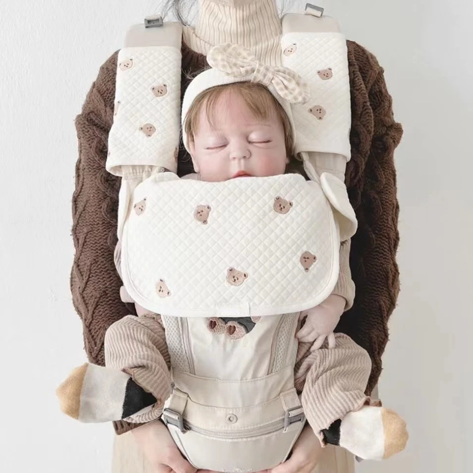 Baberos con algodón para bebé y paños eructo - accesorios infantiles - imagen 3