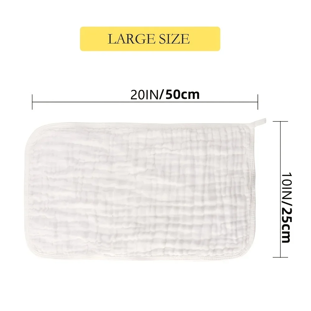 Paño de muselina suave y absorbente para eructar - Pañito práctico para bebé - imagen 2