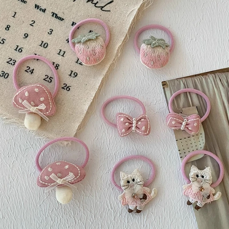 Gomas para el pelo con lazo tipo moño elástico - imagen 4