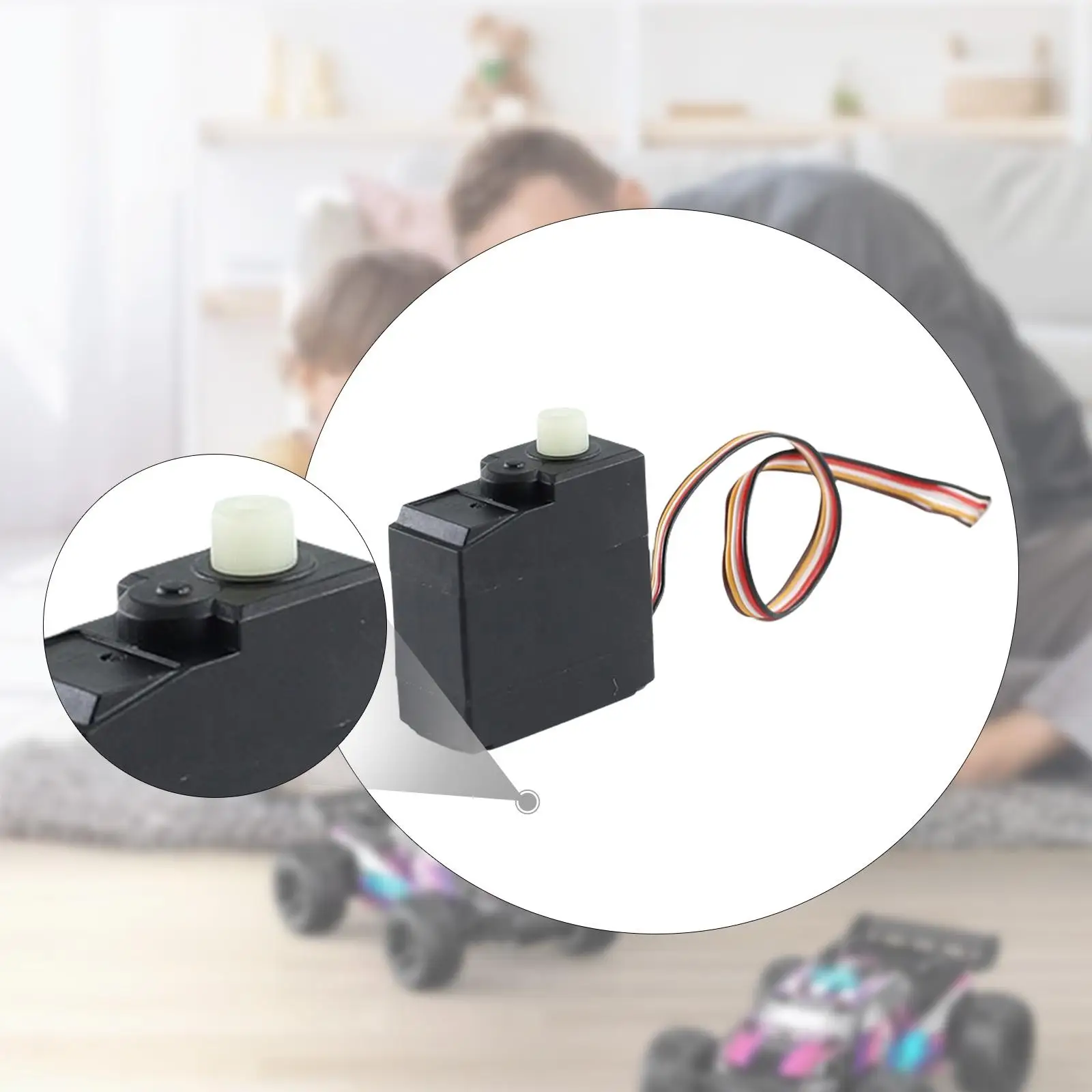 Servo de dirección para coche RC de engranaje resistente - imagen 2