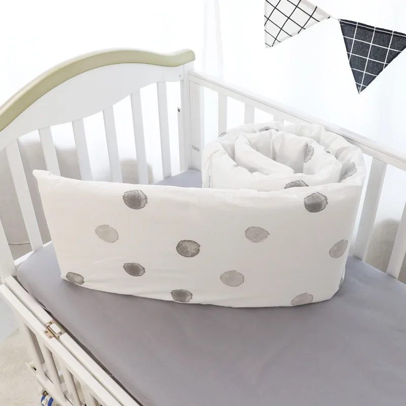 Parachoques cuna tamaño 230x30cm protector bebé forma U-L pieza única