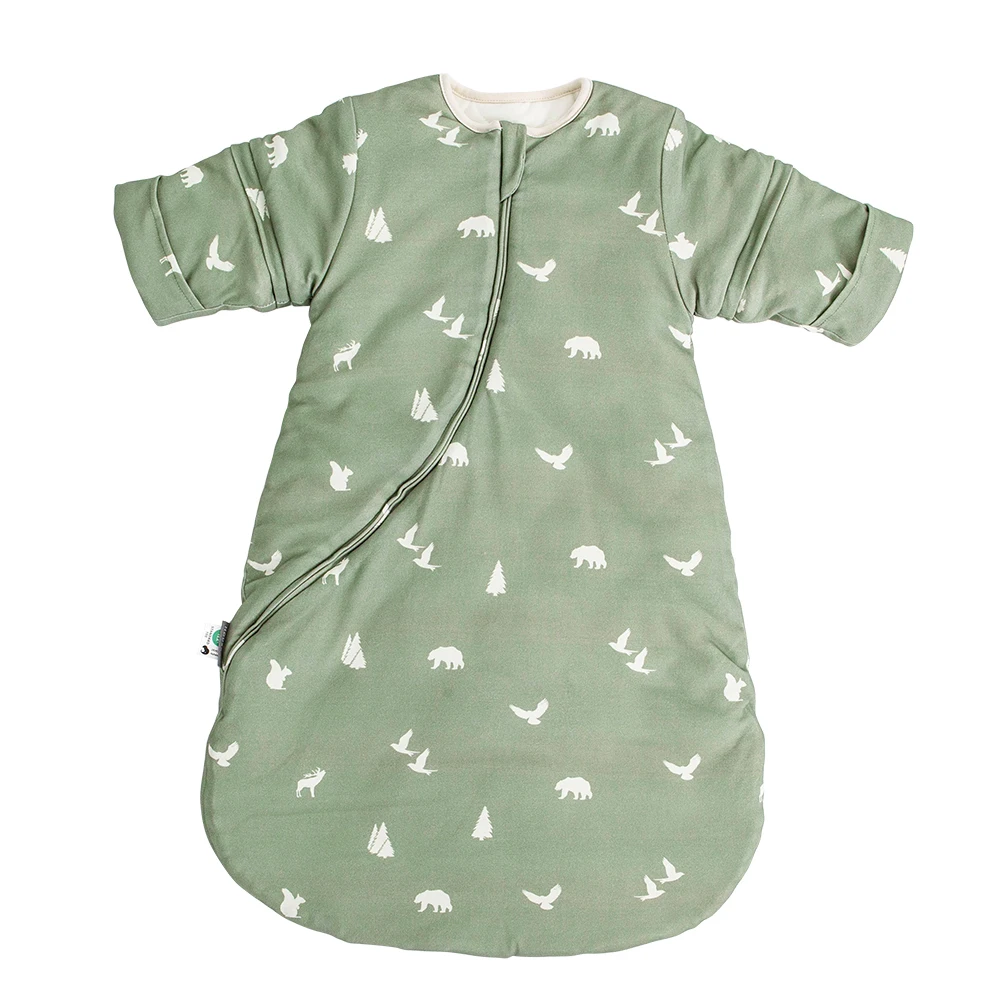 Saco de dormir bebé con mangas extraíbles – Manta antipatadas unisex - imagen 4