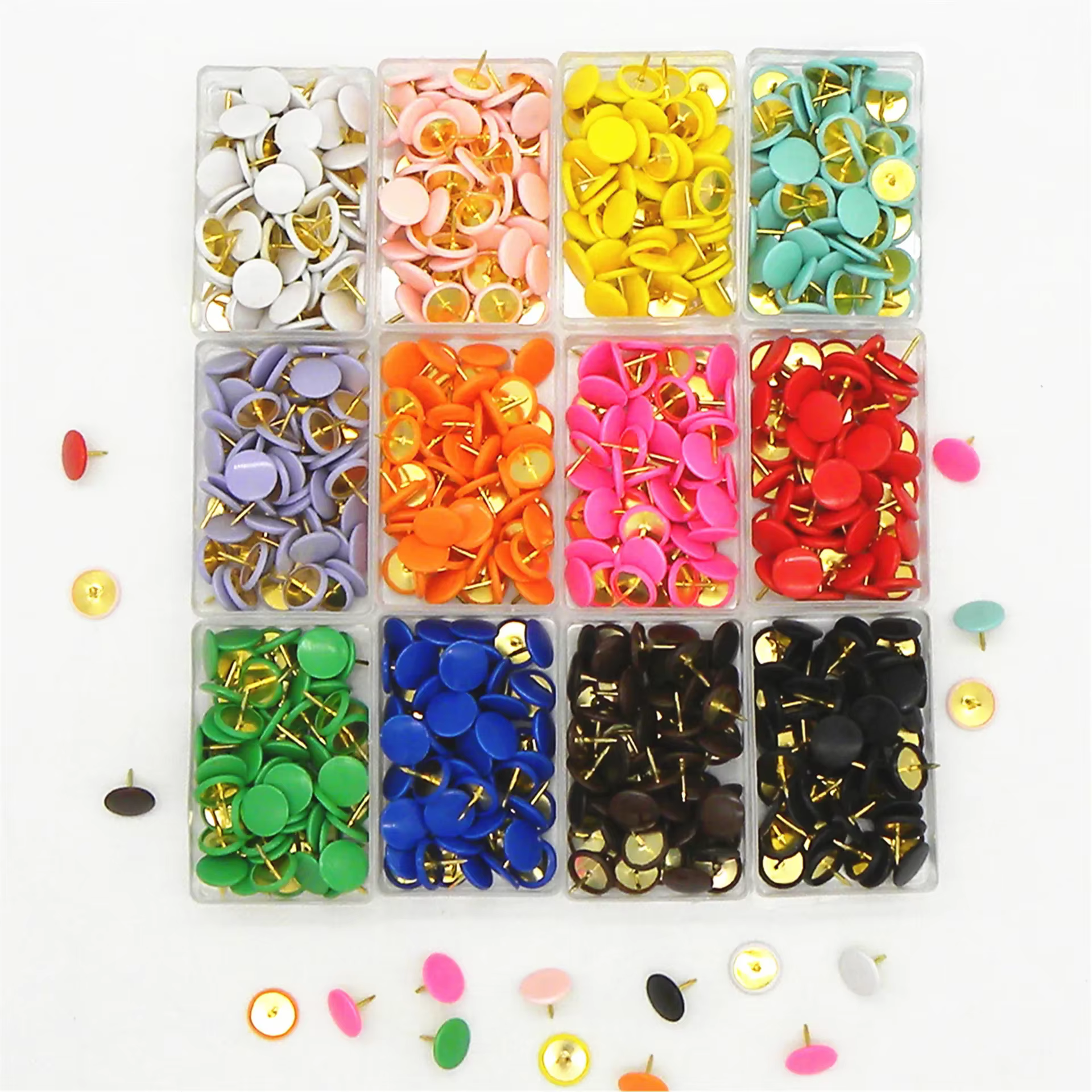 Chinchetas de colores pack decorativo para cuadros infantiles - imagen 3