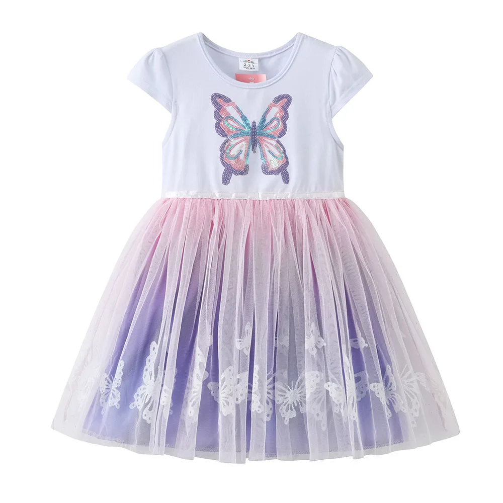 DXTON vestido de verano sin mangas para niña con tutú princesa - imagen 4