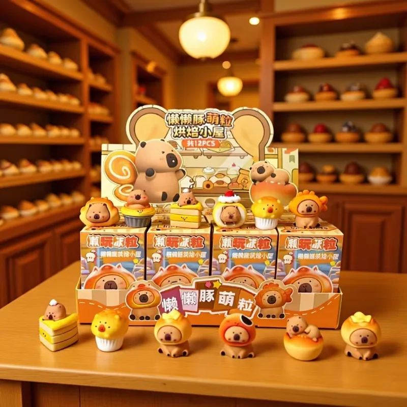Mini figuras de capibara en caja sorpresa de repostería para niños - imagen 3
