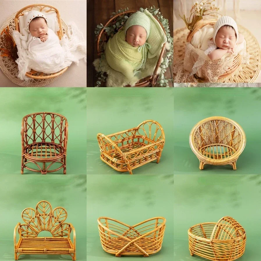 Cesta RETRO para bebé – Accesorios fotografía newborn