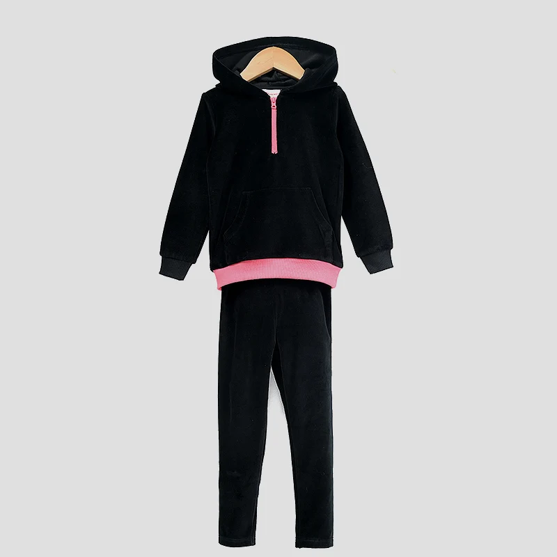 Conjunto terciopelo niña – Abrigo invierno - imagen 5