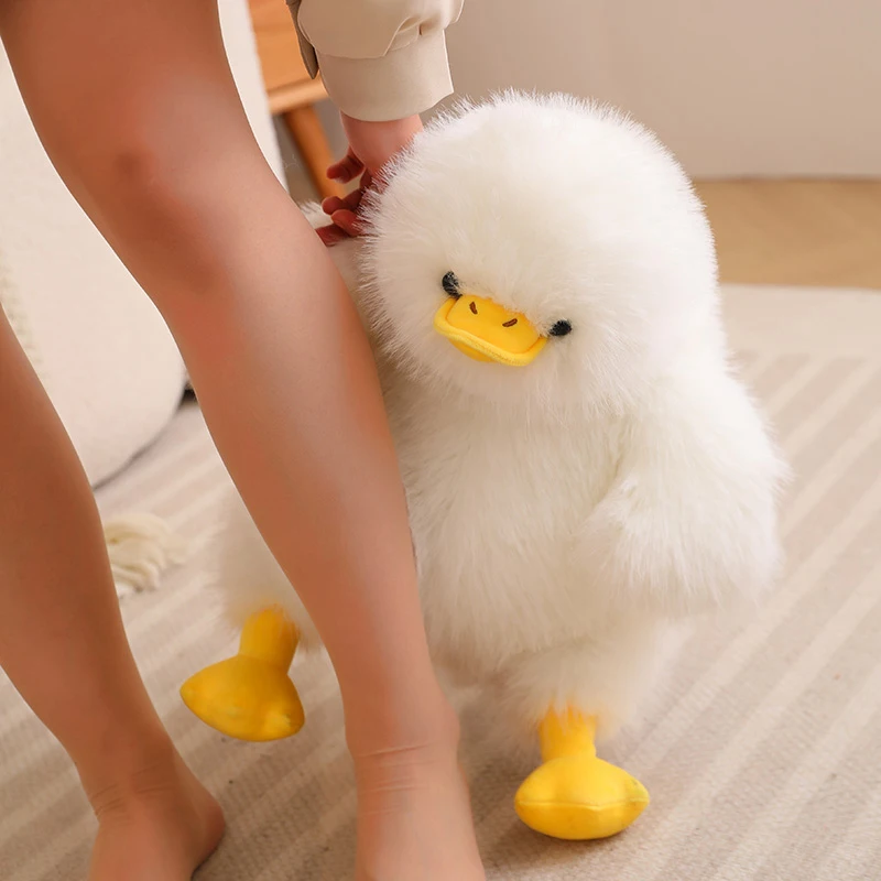 Pato de peluche amarillo suave para niños - imagen 4