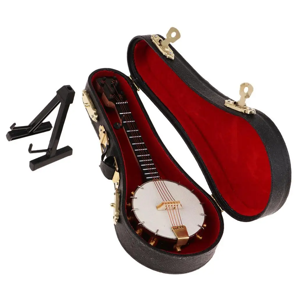 Banjo de metal en miniatura para figuras de acción infantiles - imagen 3