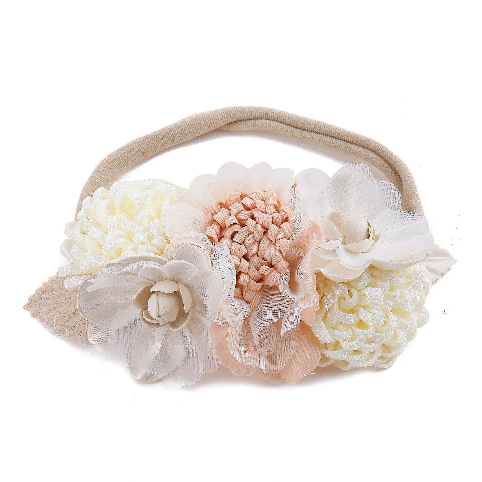 Diadema con flores estilo princesa