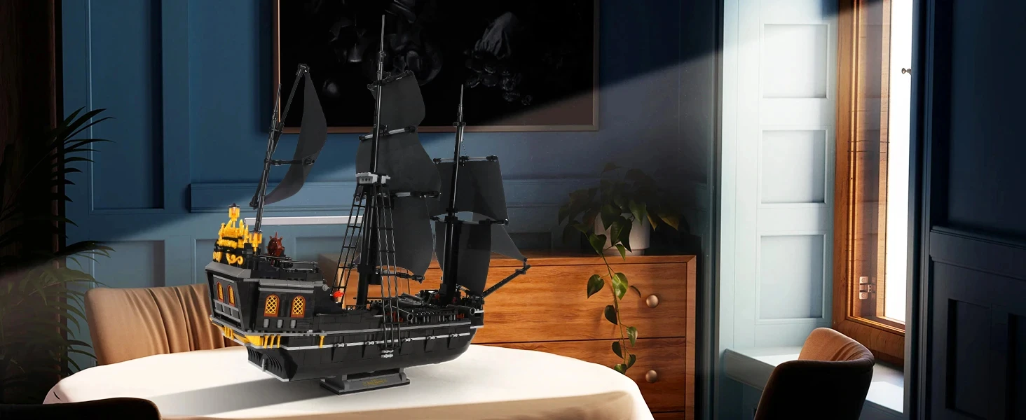 Barco fantasma en montaje