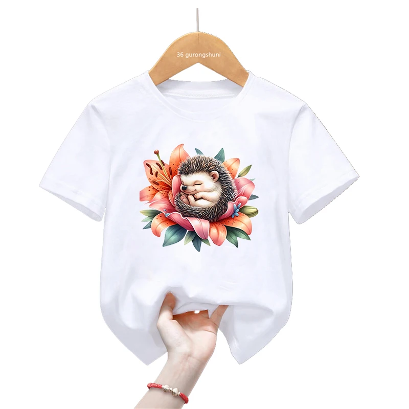 Camiseta infantil con animales del zoo para niño y niña - imagen 3