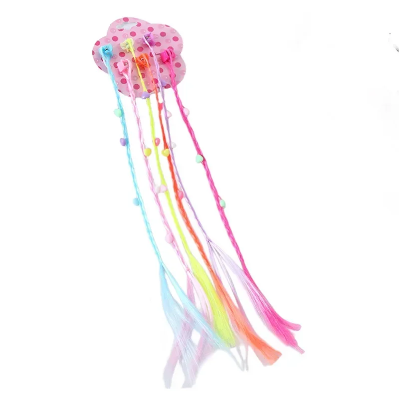 Haid Styling Peluca Princess Trufada con Lazo Mariposa para Niña - imagen 5