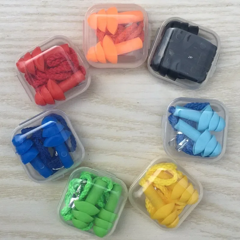 Tapones de silicona para nadar y dormir con reducción del ruido