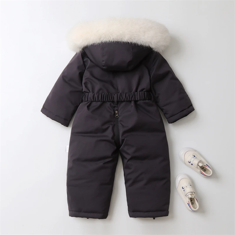 Mono de nieve impermeable con capucha para niño – Protección invierno - imagen 4