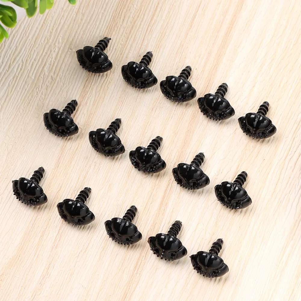Nariz de seguridad para peluches en negro, manualidades infantiles - imagen 4