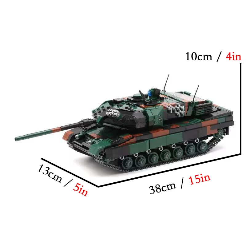 XINGBAO Leopard 2A6 – Bloques de construcción para niños - imagen 5