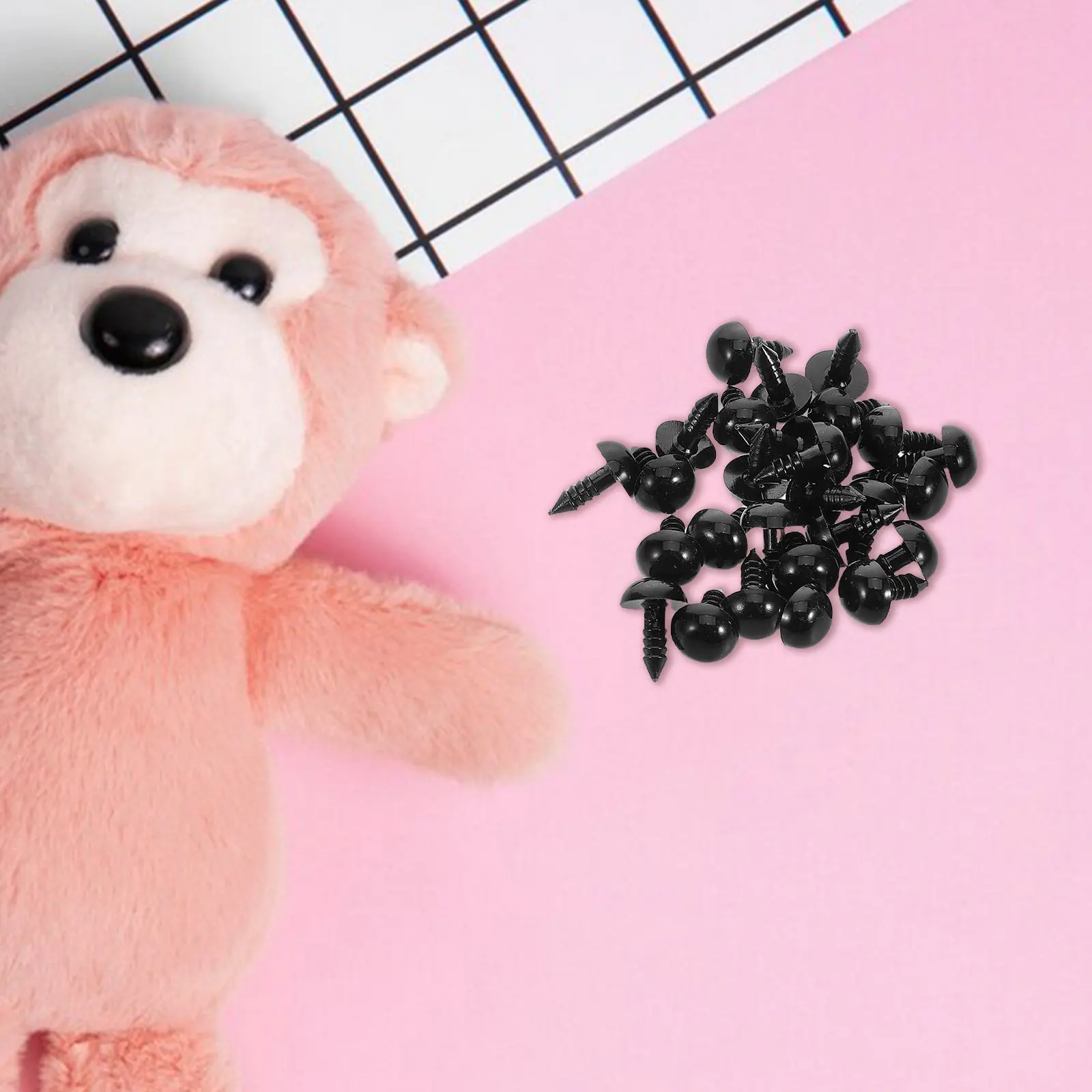Ojos de seguridad para peluches plásticos, manualidades - imagen 5