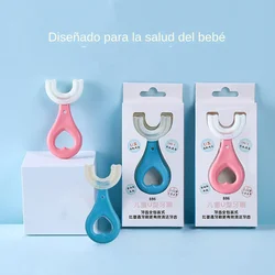 Cepillo dental infantil de silicona 360° para bebé y niño